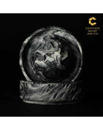 Black Marble Hash Grinder