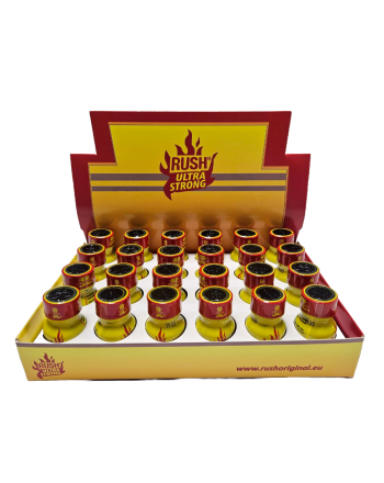 Poppers Rush Ultra Strong 10ml - BOX 24 flesjes kopen bij Funcaps