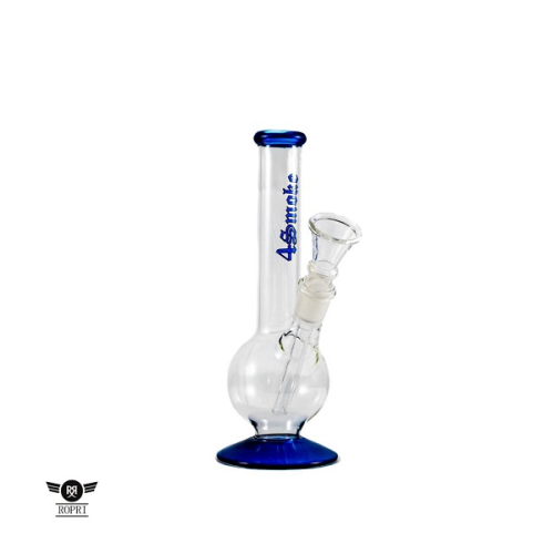 Small 4 Smoke Bong 20 cm, Blue kopen Funcaps
 