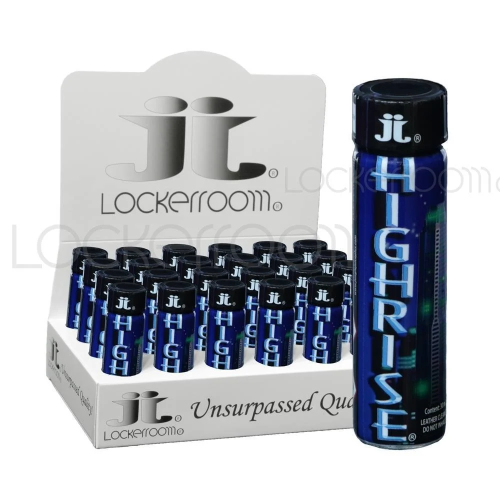 Lockerroom Poppers Highrise Blue Tall 30ml - BOX 24 flesjes