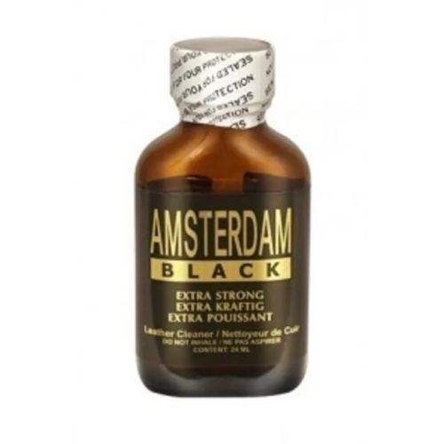 Poppers Amsterdam Black 24ml – BOX 24 flesjes